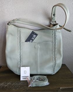 Handbag LEATHER The Sak