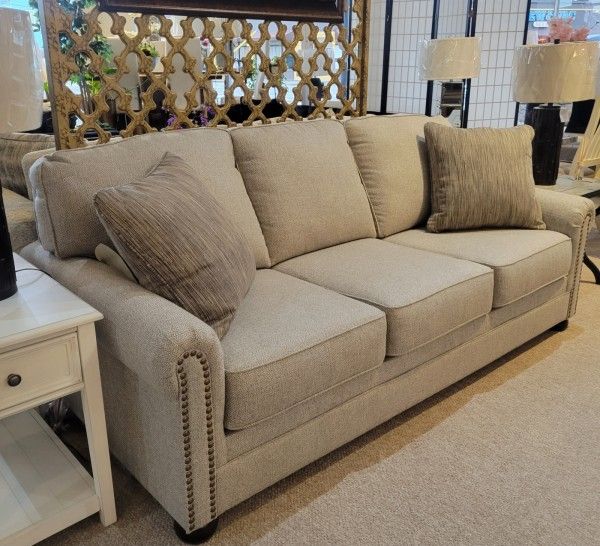 New Couch (Sofa) Grey Fabric