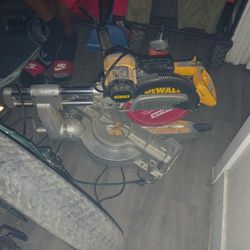 DeWalt DW708 12-inch Double-Bevel Sliding Compound Miter Saw. 