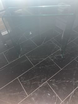 Glass Waterfall Table