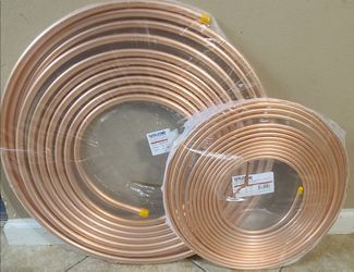 Copper/ Cobre 3/4 and 3/8 set of 50 ft each
