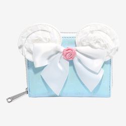 DISNEY Loungefly Minnie Bow Wallet -Matching Bag In Profile (Price Is Firm)