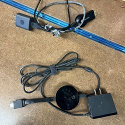 1 Chrome Cast Ultra With Ethernet Adapter And 1 Chrome cast 