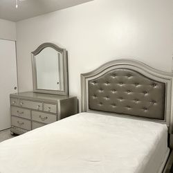 Bed Frame & Dresser Set