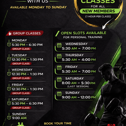 3 FREE workout classes