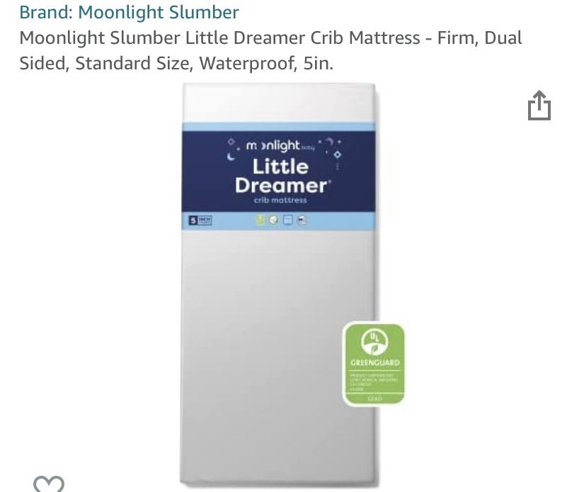 Moonlight slumber little dreamer crib mattress 2025