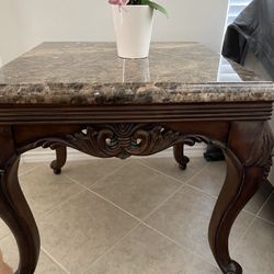 Three-beautiful piece  Marble Top Coffee Table