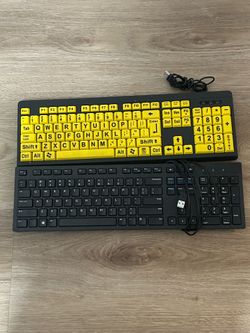 USB Wired Keyboard Bundle. 2 Keyboards