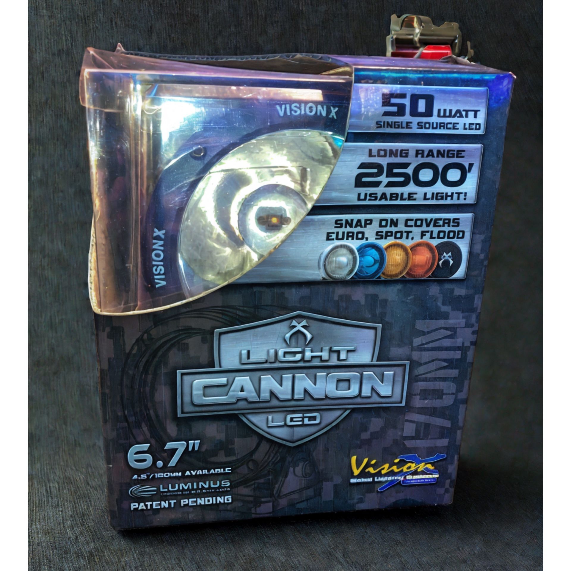 Vision X 6.7" CG2 IRIS REFLECTOR TECHNOLOGY CANNON SINGLE LED LIGHT (contact info removed)