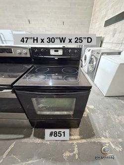Whirlpool stove Electric Range 30" (#851)