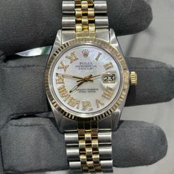 Rolex Date Just Two Tone Ref 1601 36mm Jubilee Band 