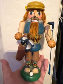 Vintage Nutcracker Golfer