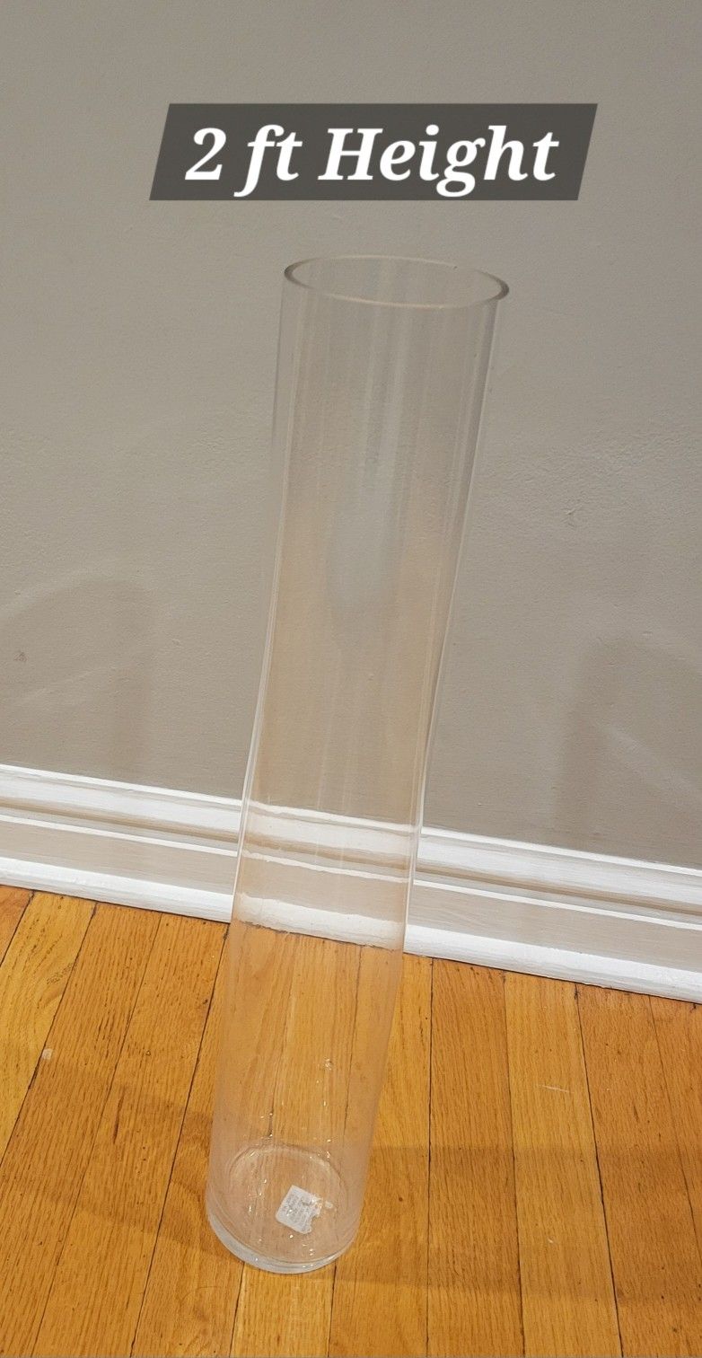 9 Cylinder Tall VASES 24 INCHES TALL
