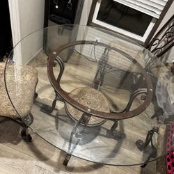 Glass dining Table