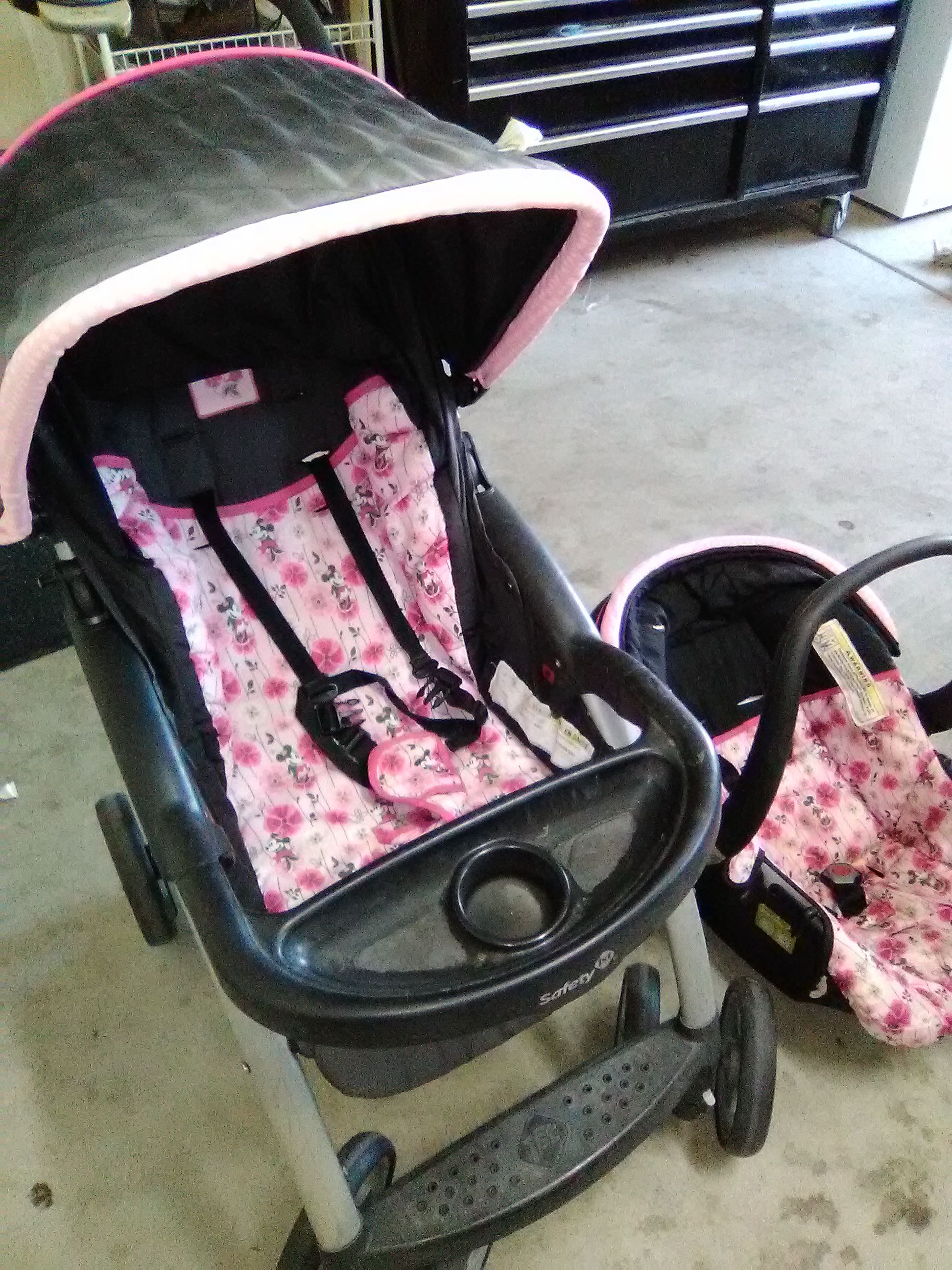 Infant car seat, base, & stroller