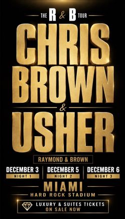 Chris Brown Usher Concert tickets
