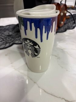 Starbucks ceramic traveler mug
