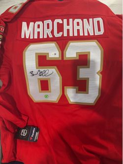 Marchand Florida panthers signed jersey