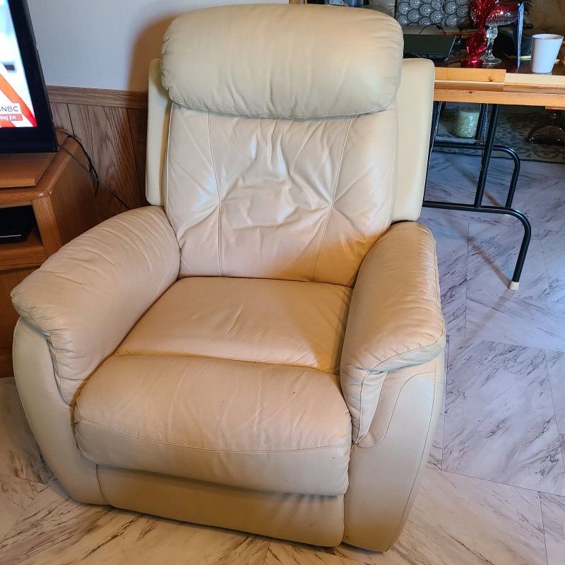 Leather Recliner Sleeper