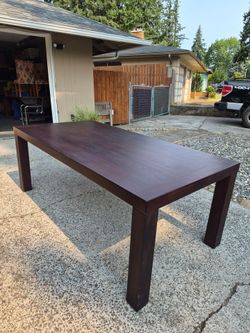 Large WORLD MARKET Solid Wood Dining Table-Excellent Condition!
