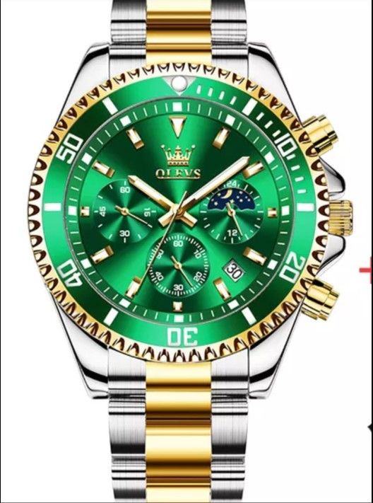 OVLES Luxury Men Watch Stainless Steel Waterproof
