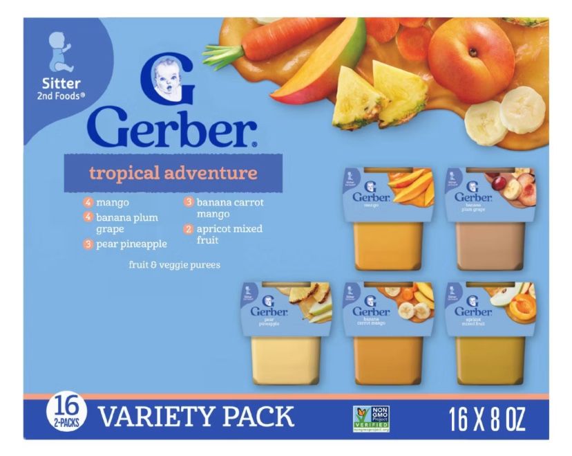 Gerber Variety Pack 16 Pcs 
