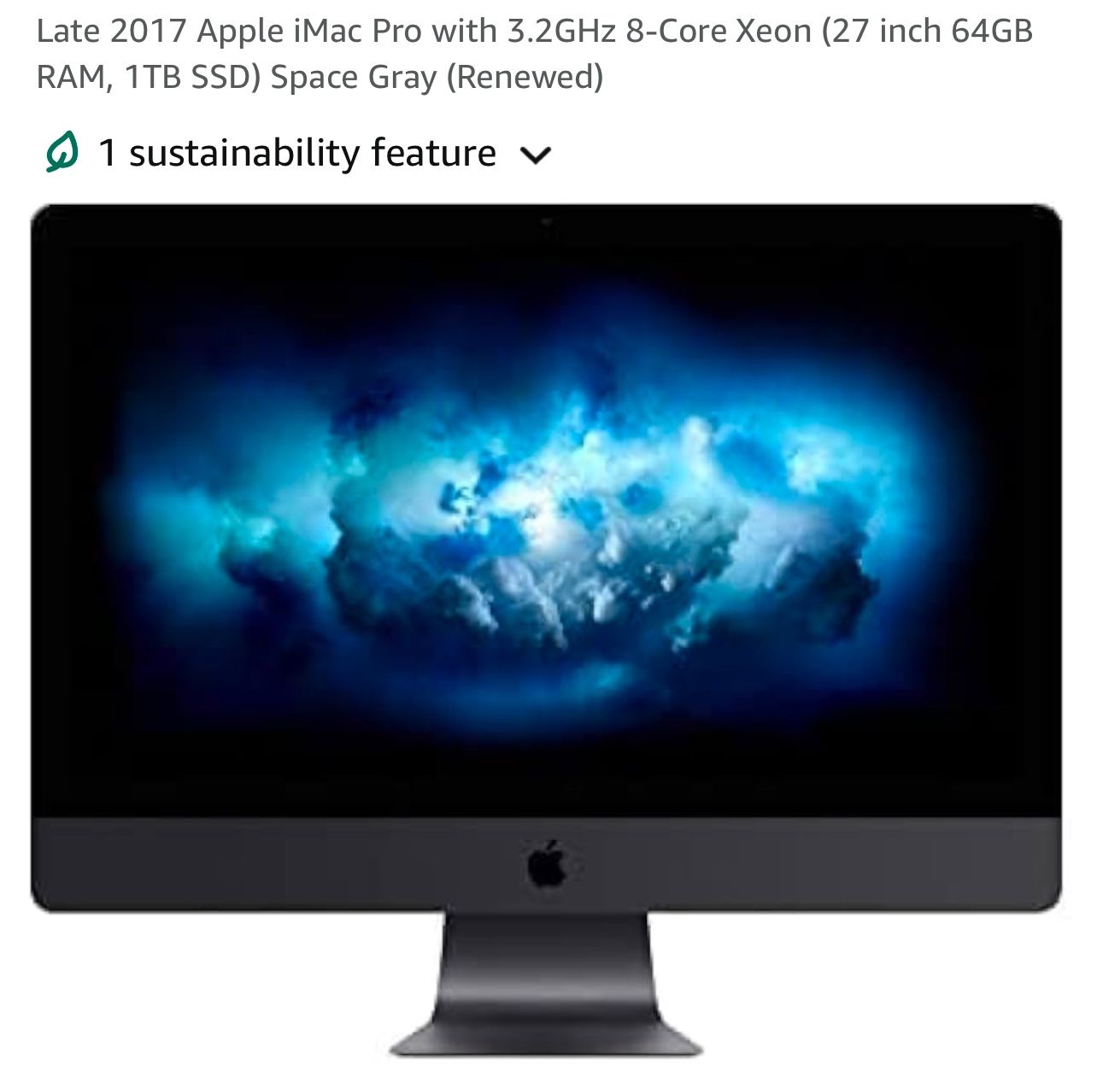 Late 2017 Apple iMac Pro