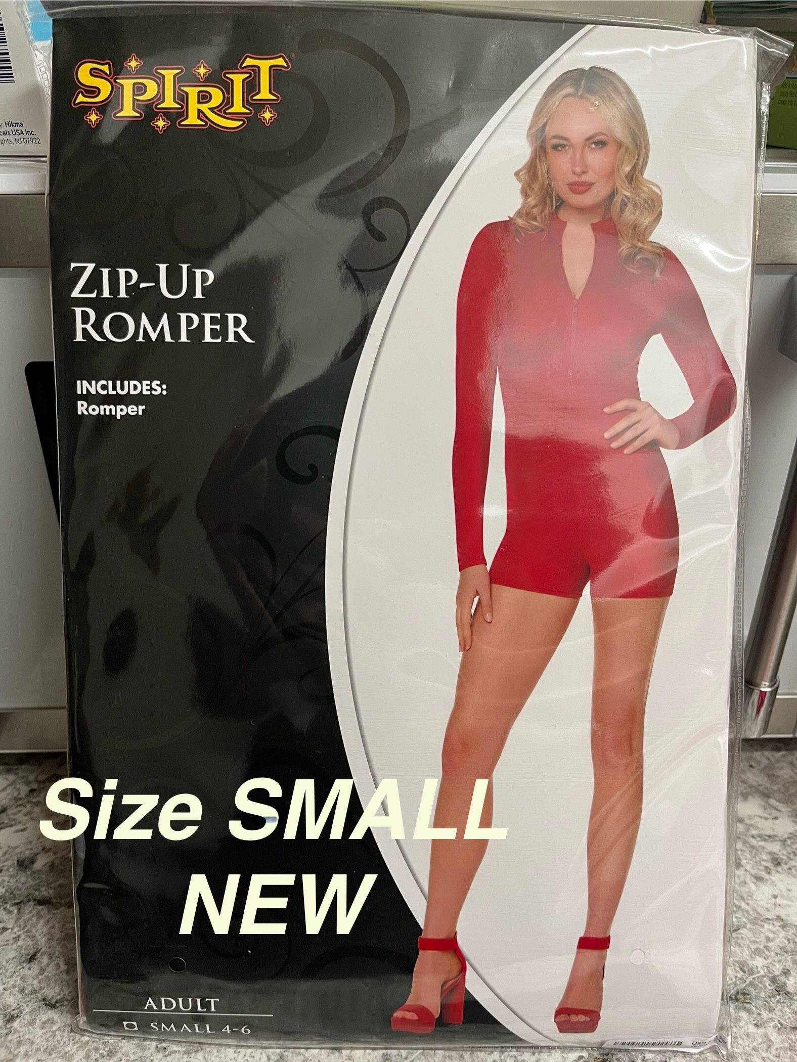 Halloween Costume ZipUp Romper Size SMALL