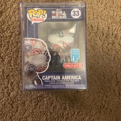 The Falcon Winter Soldier Captain America Art Series With Hard Plastic Cover