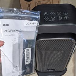 Dreo Space Heater Fan, Portable 70° Oscillating