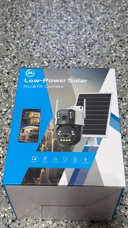 Low-Power Solar Pan & Tilt Security Camera
