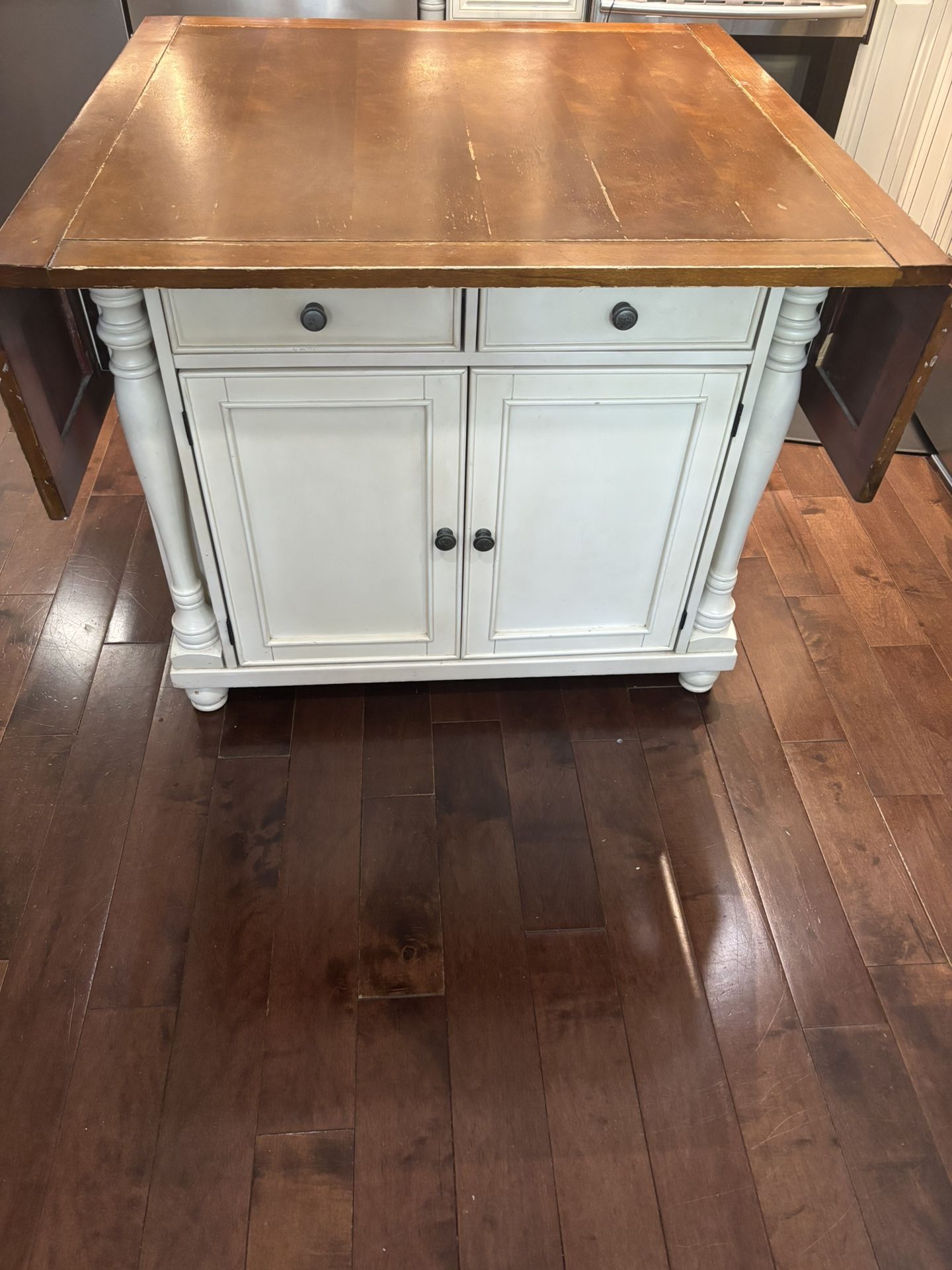 Extendable High Quality Dining Table With Storage -$299