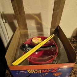 Dragon Ball z Ramen Bundle ramen bowl, spoon, & chopsticks
