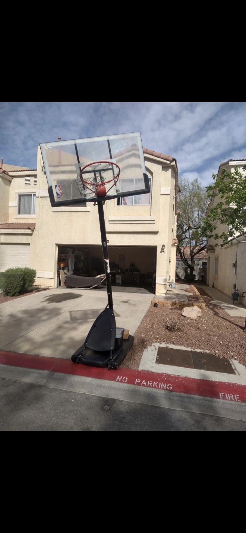 NBA Outside Basketball Hoop