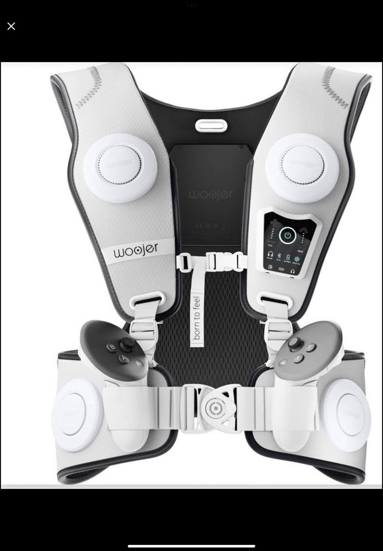 Woojer Made for Meta High-Fidelity Haptic Vest 3