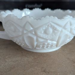 Milk Glass Huge Cup