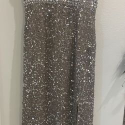 “Scala” Beaded Sequins Dress
