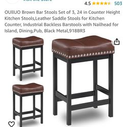 Brand new bar stools $90! OBO No lowballs MSRP is $219!!