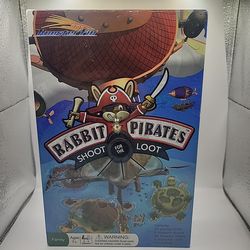 Rabbit Pirates Family Board Game - Educational Card Game of War for Treasure New