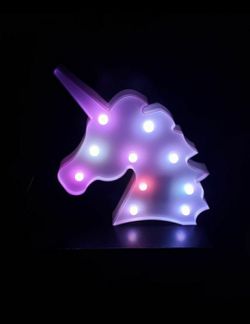 💖 Lula's - BRAND NEW - Rainbow Color Changing Unicorn Lamp Night Light