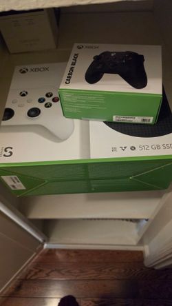 Brand New Xbox Series S 512GB + Extra Carbon Black Wireless Controller – Factory Sealed