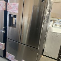 Brand New Out Box Samsung 3-Door French Door Refrigerator Stainless Steel 