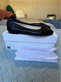 Sam Edelman Flora Black Ballet Flats Size 6