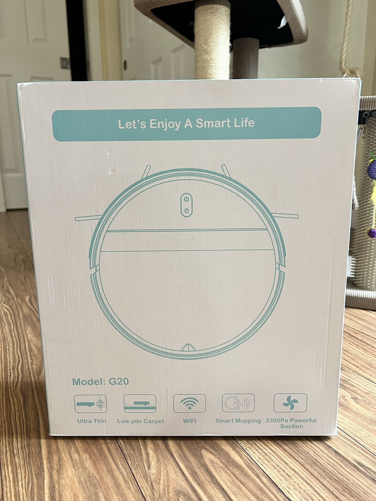 Robot Vacuum and Mop Combo for Pet Hair, Powerful Suction & Tangle-Free, Smart 3D Avoidance, Wi-Fi/Alexa/App, Slim & Quiet, Self-Charging, Ideal for H