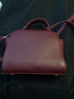 Burgundy bag