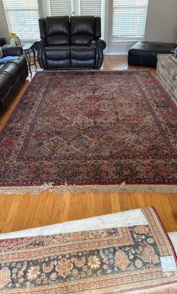 Karastan #717 Multi Color Panel Kirman 8.8x12 Wool Area Rug