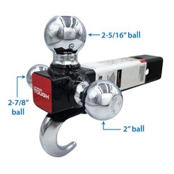 3 ball hitch with hook ..