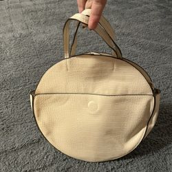 Beige Tambourine purse