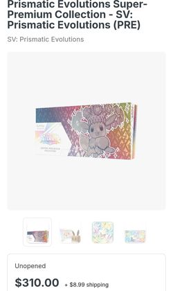Pokemon Prismatic evolutions SPC