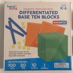 Magnetic Base Ten Blocks 